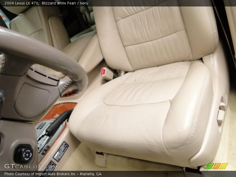 Blizzard White Pearl / Ivory 2004 Lexus LX 470