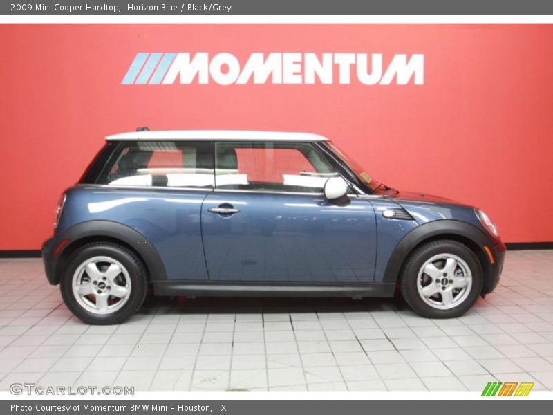 Horizon Blue / Black/Grey 2009 Mini Cooper Hardtop