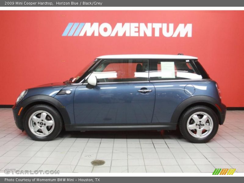 Horizon Blue / Black/Grey 2009 Mini Cooper Hardtop
