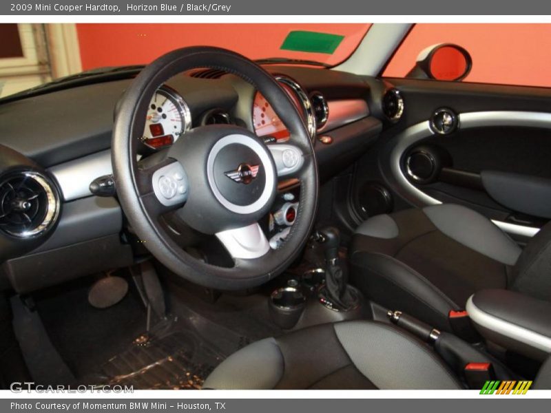 Horizon Blue / Black/Grey 2009 Mini Cooper Hardtop