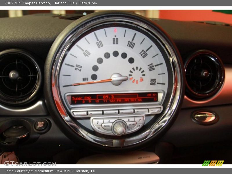 Horizon Blue / Black/Grey 2009 Mini Cooper Hardtop