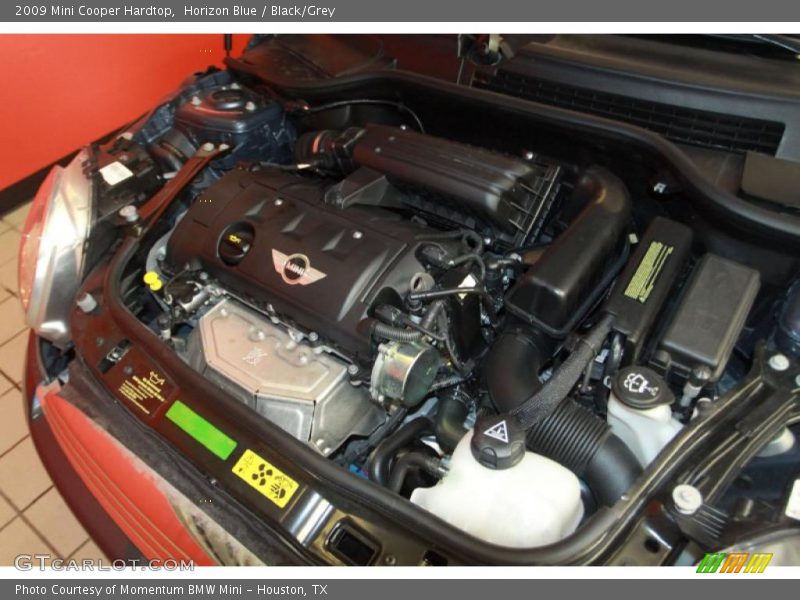 Horizon Blue / Black/Grey 2009 Mini Cooper Hardtop