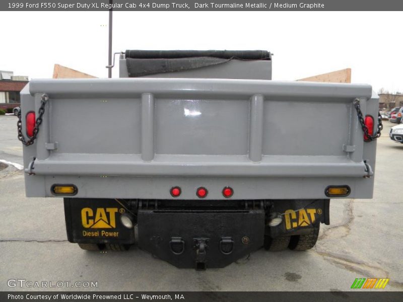 Dark Tourmaline Metallic / Medium Graphite 1999 Ford F550 Super Duty XL Regular Cab 4x4 Dump Truck
