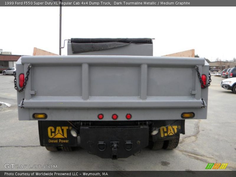 Dark Tourmaline Metallic / Medium Graphite 1999 Ford F550 Super Duty XL Regular Cab 4x4 Dump Truck