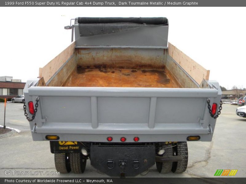 Dark Tourmaline Metallic / Medium Graphite 1999 Ford F550 Super Duty XL Regular Cab 4x4 Dump Truck