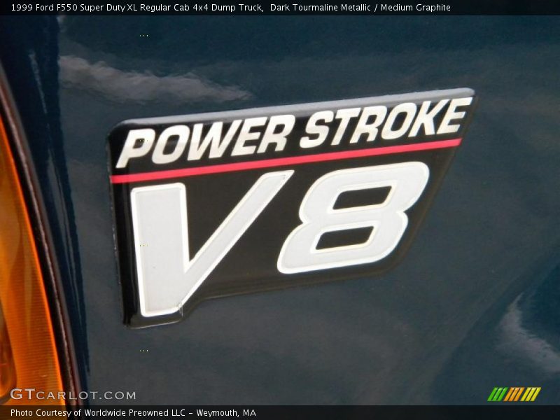 Dark Tourmaline Metallic / Medium Graphite 1999 Ford F550 Super Duty XL Regular Cab 4x4 Dump Truck