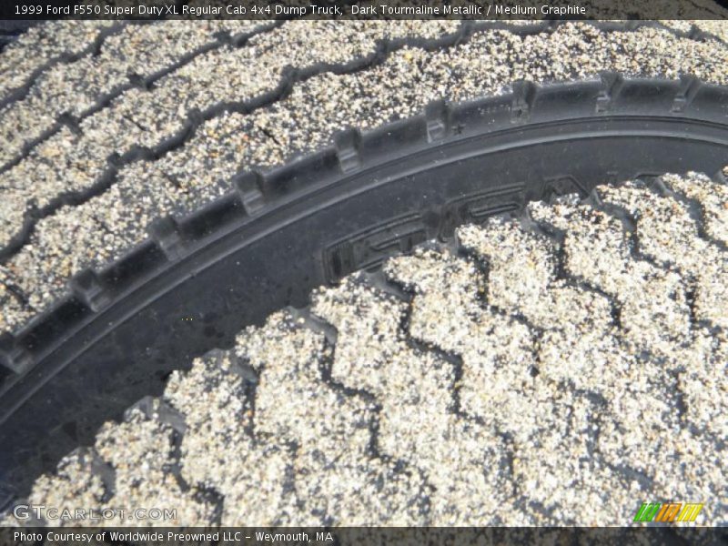 Dark Tourmaline Metallic / Medium Graphite 1999 Ford F550 Super Duty XL Regular Cab 4x4 Dump Truck