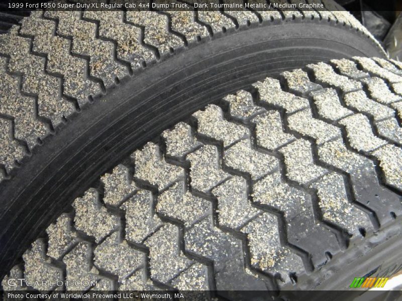 Dark Tourmaline Metallic / Medium Graphite 1999 Ford F550 Super Duty XL Regular Cab 4x4 Dump Truck