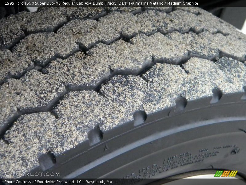 Dark Tourmaline Metallic / Medium Graphite 1999 Ford F550 Super Duty XL Regular Cab 4x4 Dump Truck