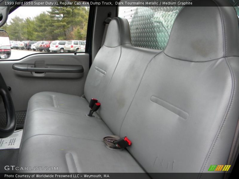 Dark Tourmaline Metallic / Medium Graphite 1999 Ford F550 Super Duty XL Regular Cab 4x4 Dump Truck