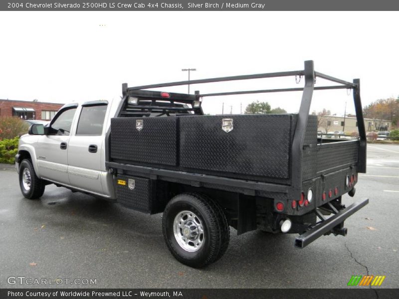 Silver Birch / Medium Gray 2004 Chevrolet Silverado 2500HD LS Crew Cab 4x4 Chassis