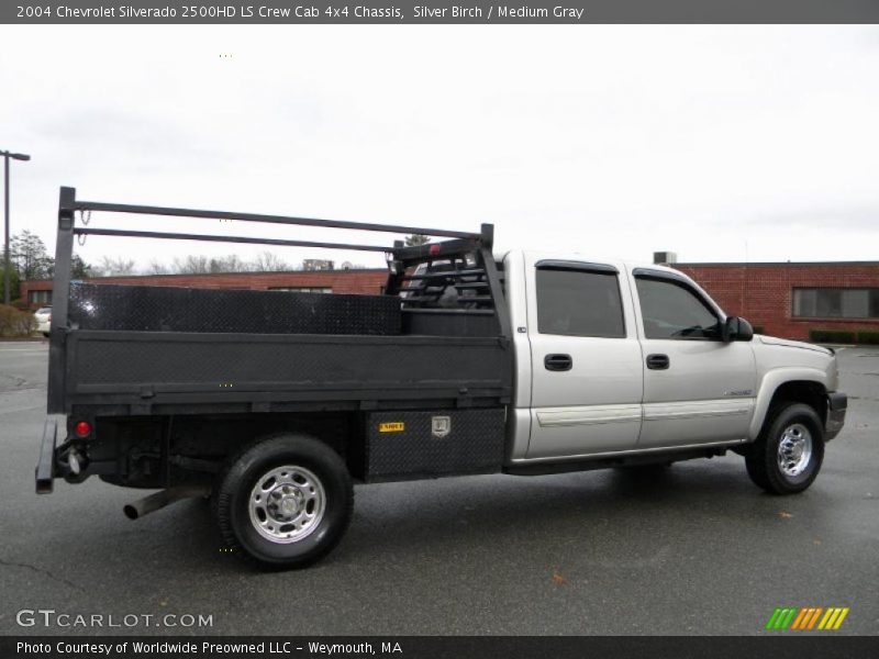 Silver Birch / Medium Gray 2004 Chevrolet Silverado 2500HD LS Crew Cab 4x4 Chassis