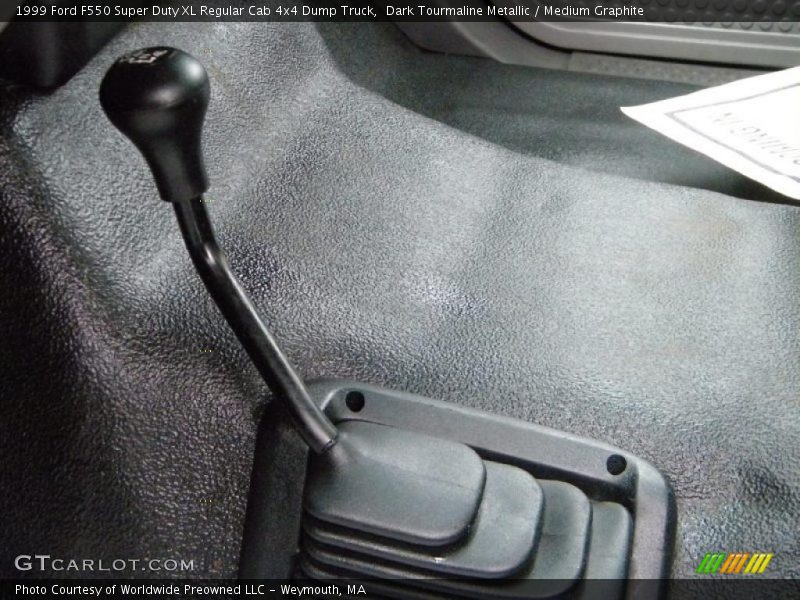 Dark Tourmaline Metallic / Medium Graphite 1999 Ford F550 Super Duty XL Regular Cab 4x4 Dump Truck