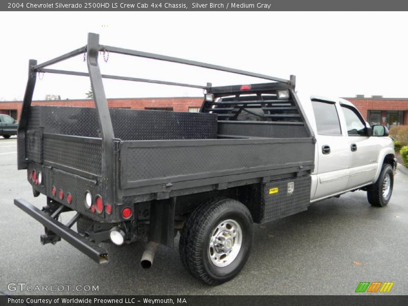 Silver Birch / Medium Gray 2004 Chevrolet Silverado 2500HD LS Crew Cab 4x4 Chassis