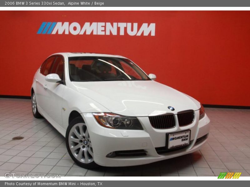 Alpine White / Beige 2006 BMW 3 Series 330xi Sedan