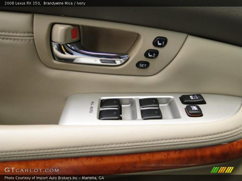 Controls of 2008 RX 350