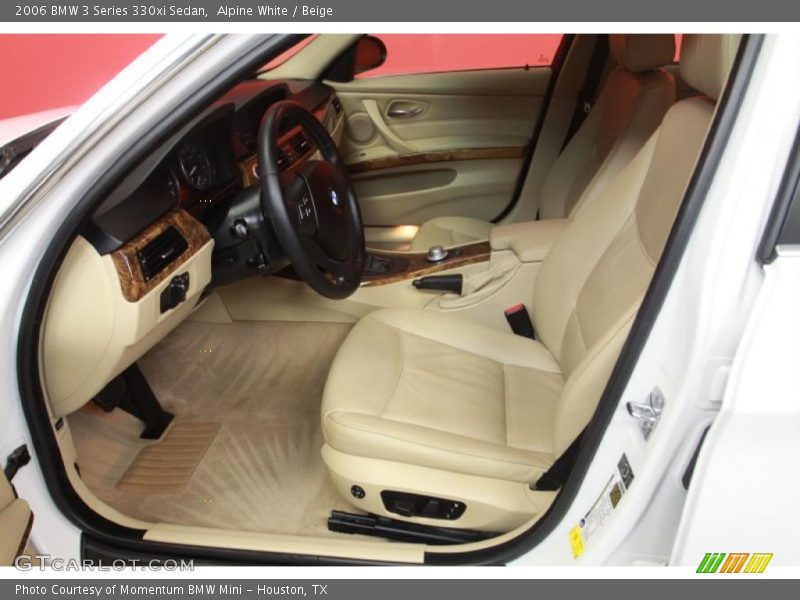 Alpine White / Beige 2006 BMW 3 Series 330xi Sedan
