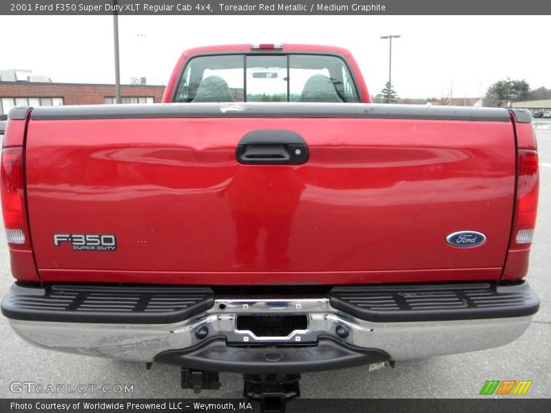 Toreador Red Metallic / Medium Graphite 2001 Ford F350 Super Duty XLT Regular Cab 4x4