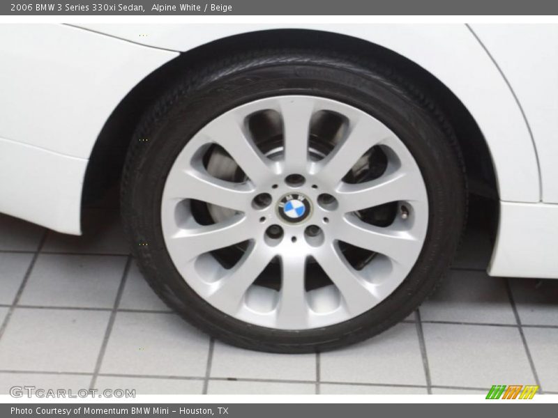Alpine White / Beige 2006 BMW 3 Series 330xi Sedan