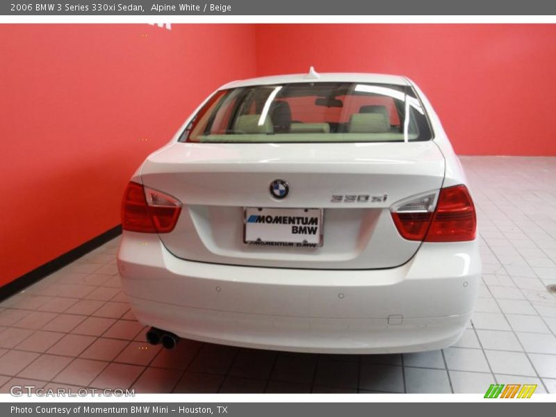 Alpine White / Beige 2006 BMW 3 Series 330xi Sedan