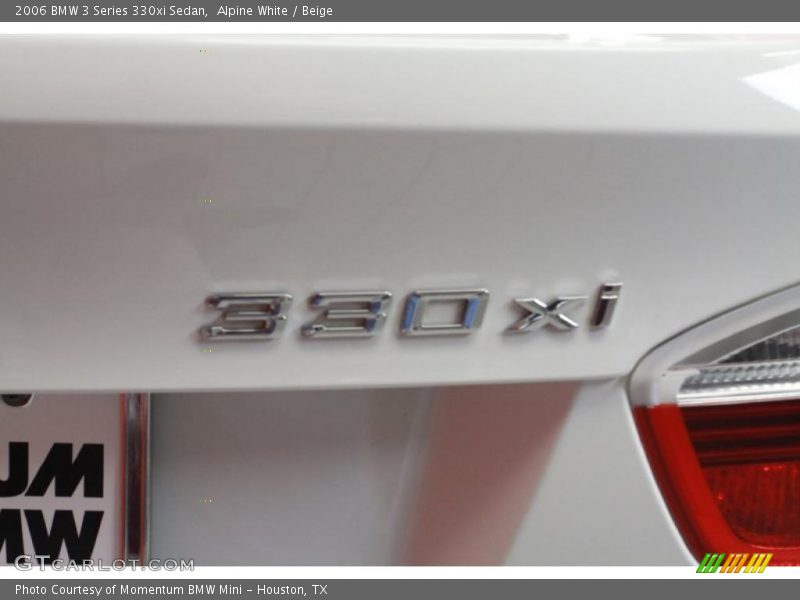 Alpine White / Beige 2006 BMW 3 Series 330xi Sedan
