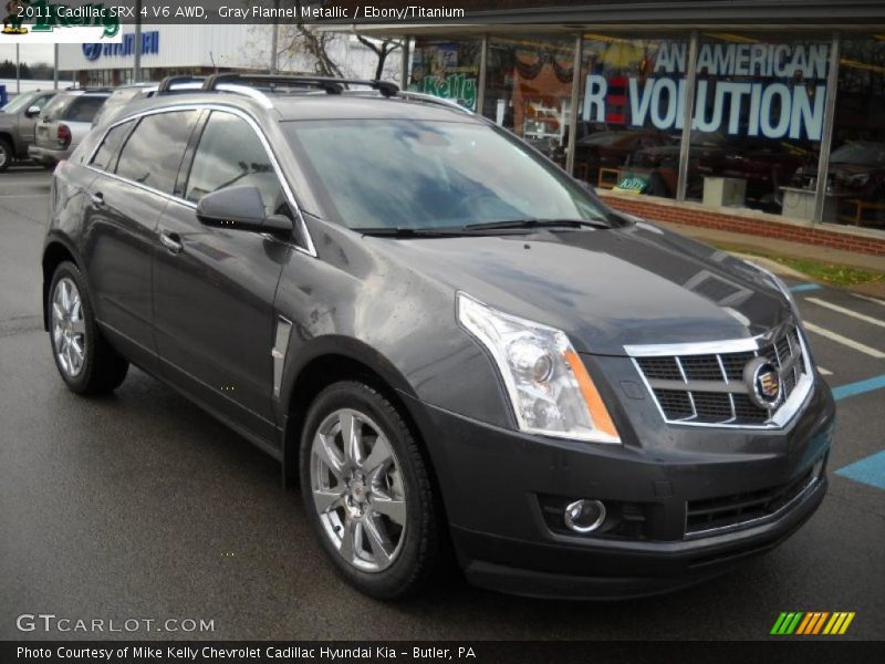 Gray Flannel Metallic / Ebony/Titanium 2011 Cadillac SRX 4 V6 AWD