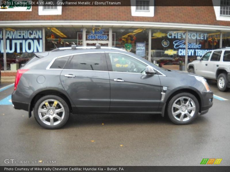 Gray Flannel Metallic / Ebony/Titanium 2011 Cadillac SRX 4 V6 AWD
