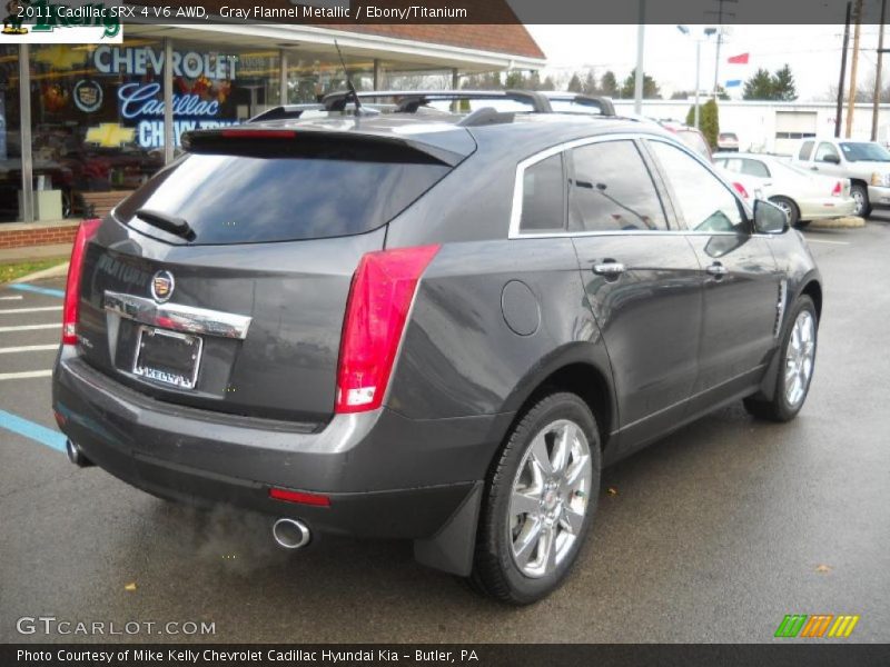 Gray Flannel Metallic / Ebony/Titanium 2011 Cadillac SRX 4 V6 AWD