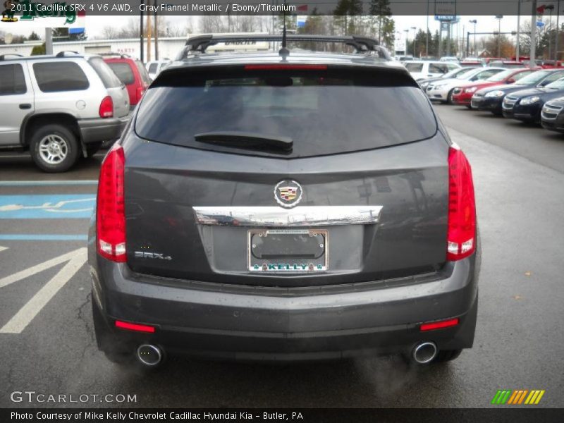 Gray Flannel Metallic / Ebony/Titanium 2011 Cadillac SRX 4 V6 AWD