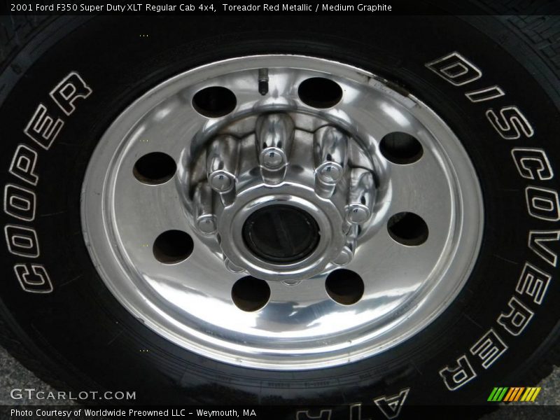 Toreador Red Metallic / Medium Graphite 2001 Ford F350 Super Duty XLT Regular Cab 4x4