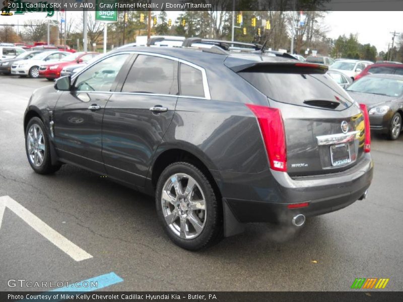 Gray Flannel Metallic / Ebony/Titanium 2011 Cadillac SRX 4 V6 AWD