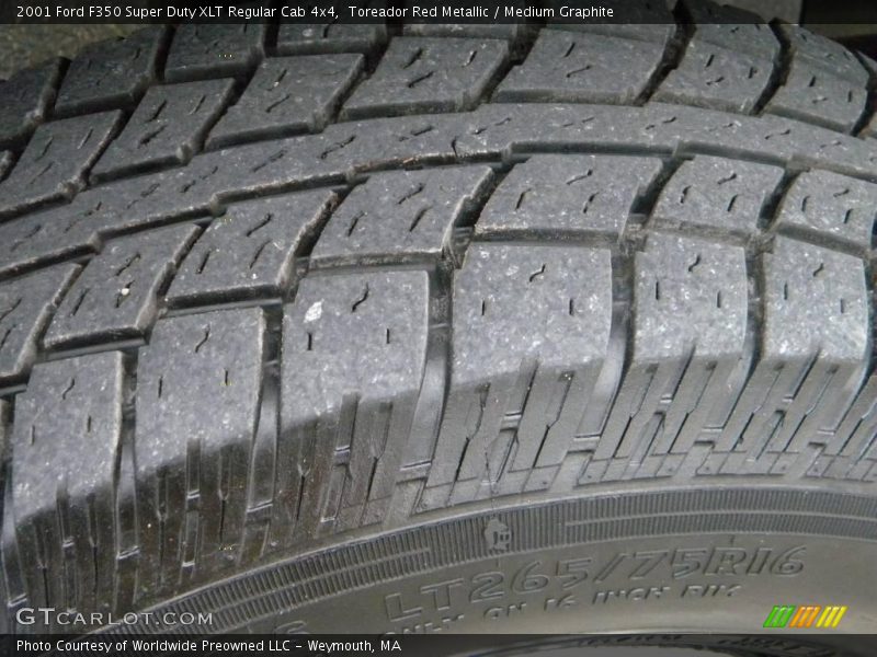 Toreador Red Metallic / Medium Graphite 2001 Ford F350 Super Duty XLT Regular Cab 4x4