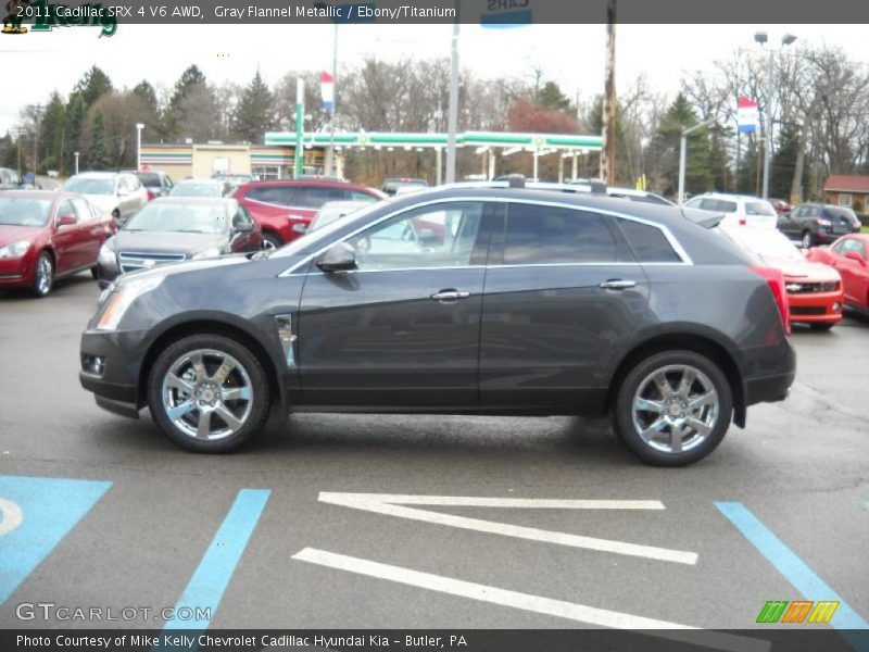 Gray Flannel Metallic / Ebony/Titanium 2011 Cadillac SRX 4 V6 AWD