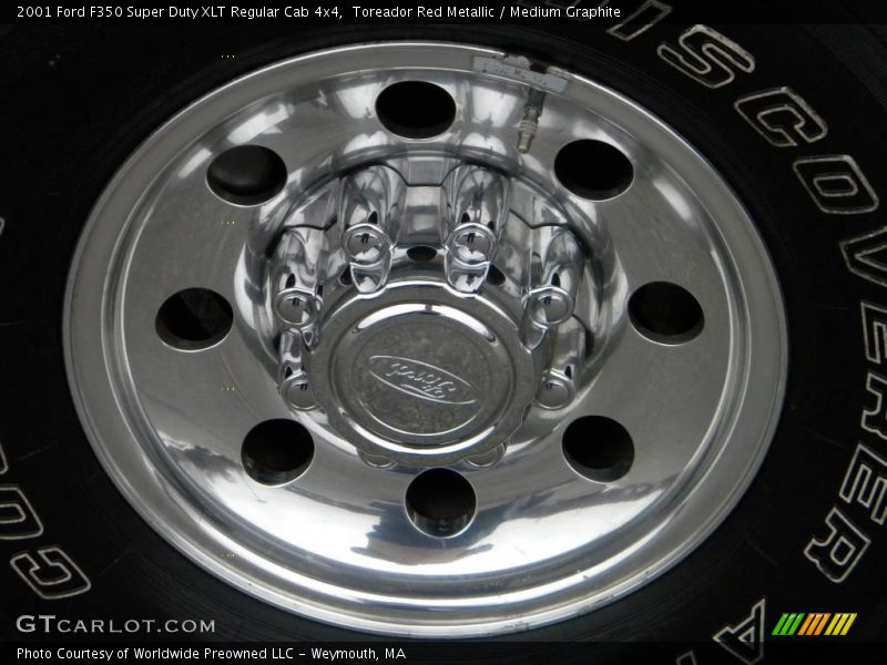 Toreador Red Metallic / Medium Graphite 2001 Ford F350 Super Duty XLT Regular Cab 4x4