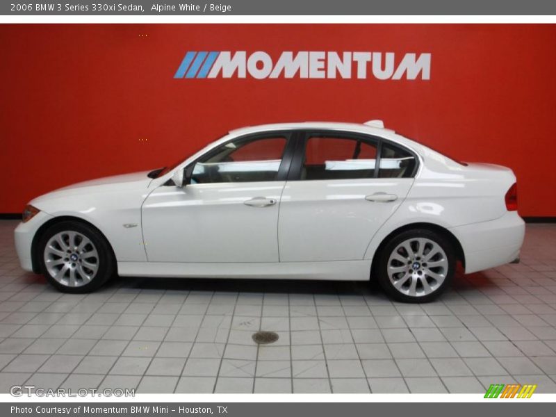 Alpine White / Beige 2006 BMW 3 Series 330xi Sedan