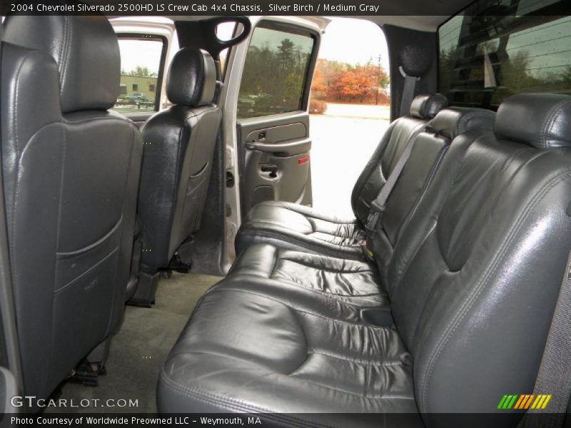 Silver Birch / Medium Gray 2004 Chevrolet Silverado 2500HD LS Crew Cab 4x4 Chassis