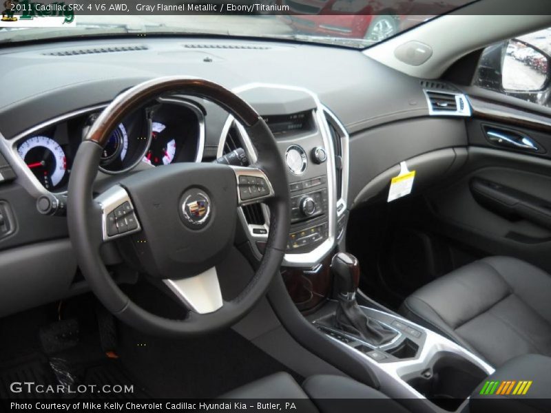 Gray Flannel Metallic / Ebony/Titanium 2011 Cadillac SRX 4 V6 AWD