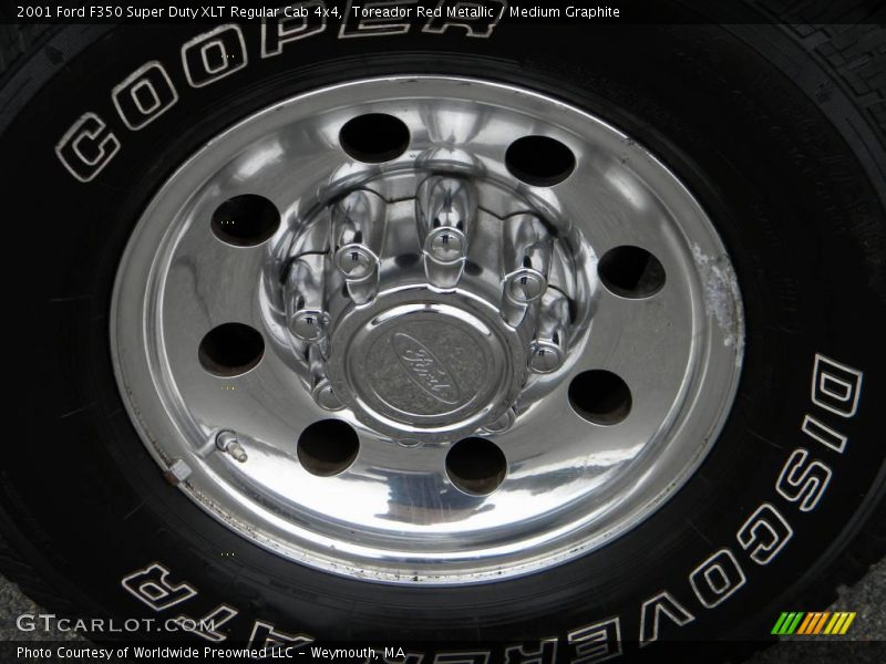 Toreador Red Metallic / Medium Graphite 2001 Ford F350 Super Duty XLT Regular Cab 4x4