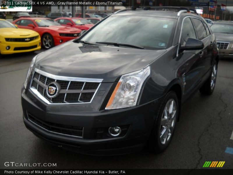 Gray Flannel Metallic / Ebony/Titanium 2011 Cadillac SRX 4 V6 AWD