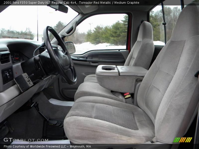  2001 F350 Super Duty XLT Regular Cab 4x4 Medium Graphite Interior