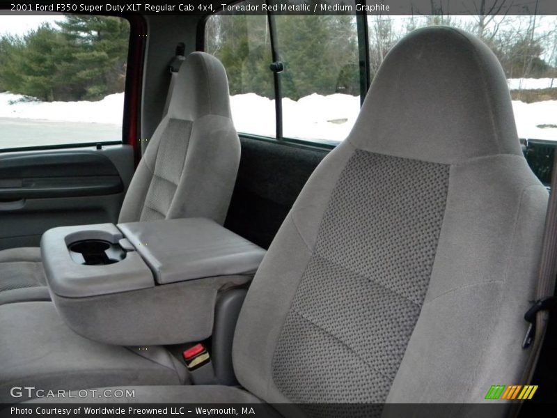 Toreador Red Metallic / Medium Graphite 2001 Ford F350 Super Duty XLT Regular Cab 4x4