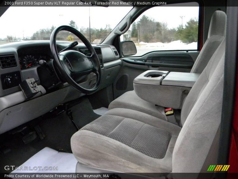  2001 F350 Super Duty XLT Regular Cab 4x4 Medium Graphite Interior