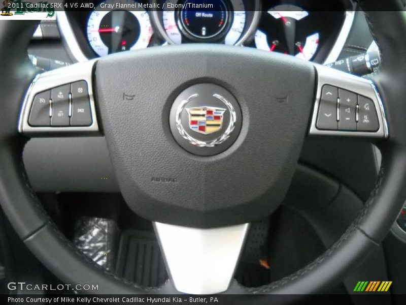 Gray Flannel Metallic / Ebony/Titanium 2011 Cadillac SRX 4 V6 AWD