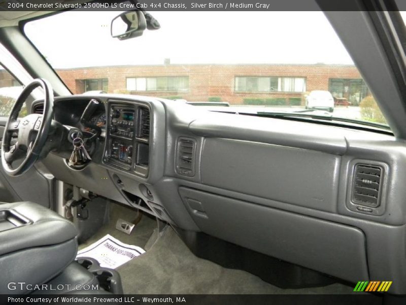 Silver Birch / Medium Gray 2004 Chevrolet Silverado 2500HD LS Crew Cab 4x4 Chassis