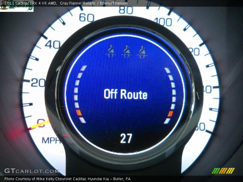 Gray Flannel Metallic / Ebony/Titanium 2011 Cadillac SRX 4 V6 AWD