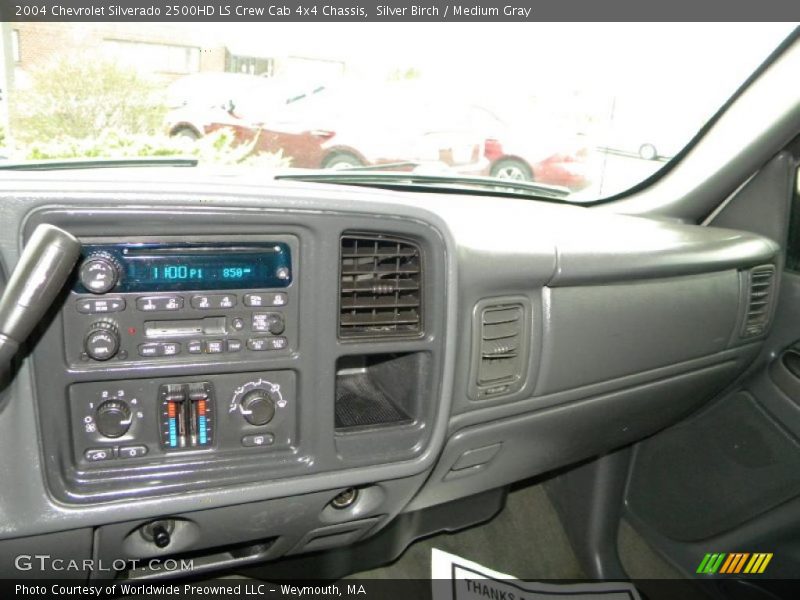 Silver Birch / Medium Gray 2004 Chevrolet Silverado 2500HD LS Crew Cab 4x4 Chassis