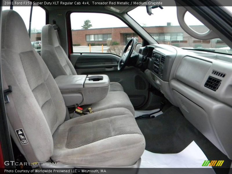  2001 F350 Super Duty XLT Regular Cab 4x4 Medium Graphite Interior