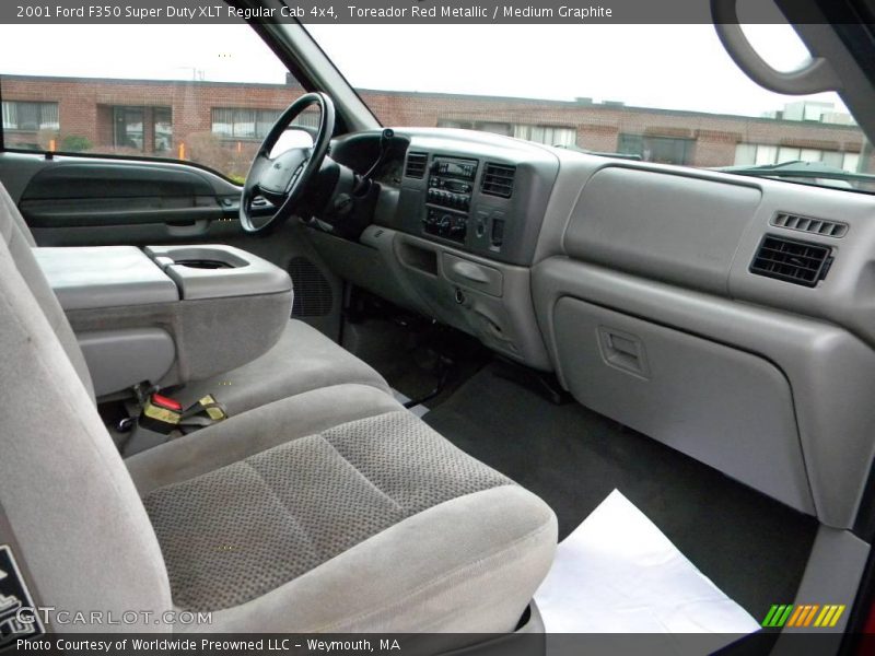 Toreador Red Metallic / Medium Graphite 2001 Ford F350 Super Duty XLT Regular Cab 4x4