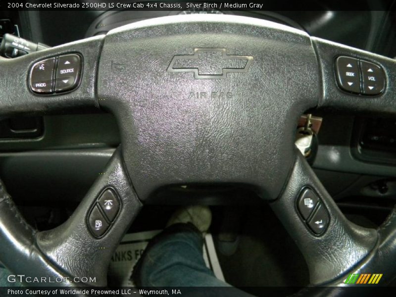 Silver Birch / Medium Gray 2004 Chevrolet Silverado 2500HD LS Crew Cab 4x4 Chassis