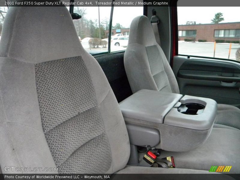 Toreador Red Metallic / Medium Graphite 2001 Ford F350 Super Duty XLT Regular Cab 4x4